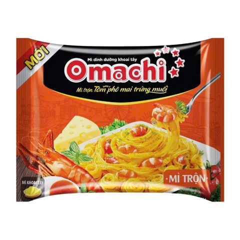 Mì trộn khoai tây Omachi phô mai trứng muối gói 92g