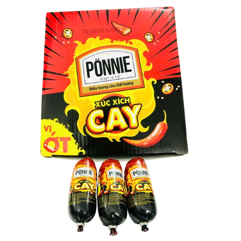 Xúc xích PONNIE cay vị ớt cây 34g