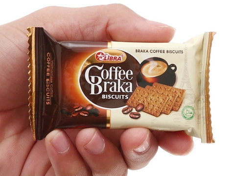 Bánh quy vị cà phê Libra Braka gói 15g