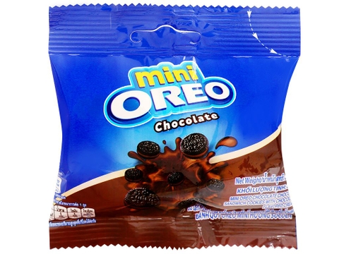 Bánh quy kem socola Oreo Mini gói 20.4g