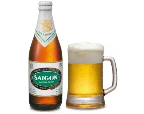 Bia Saigon lager chai 450ml