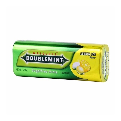 Kẹo Ngậm Doublemint Hương Chanh hộp thiếc 23.8g