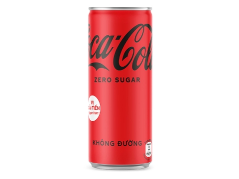 Nước ngọt Coca Cola Zero lon 320ml