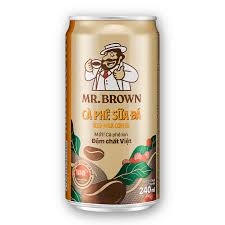 Cà phê sữa đá Mr.Brown lon 240ml