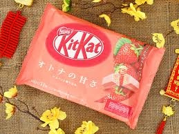 Socola Kitkat Nhật Bản dâu gói 11.3g
