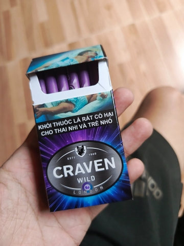Thuốc lá Craven wild hộp 20 điếu