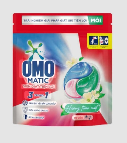 viên bột giặt omo