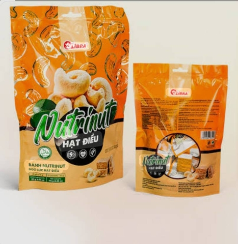 Bánh Libra Nutrinut Ngũ Cốc Hạt Điều Bịch 13 Gói x 15G