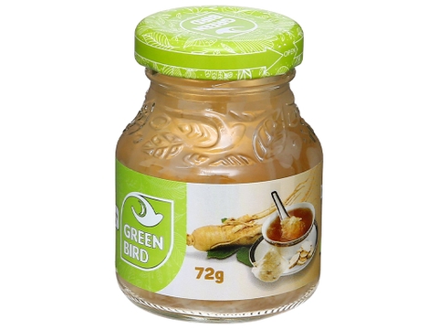 Nước yến sào và sâm lát Green Bird hũ 72g