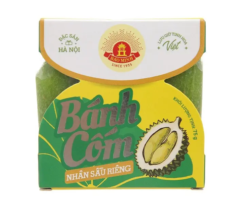 Bánh cốm sầu riêng Bảo Minh cái 75g