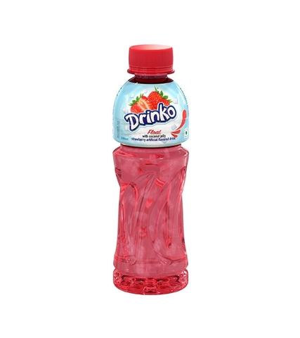 Nước trái cây dâu Pran Drinko Float chai 250ml
