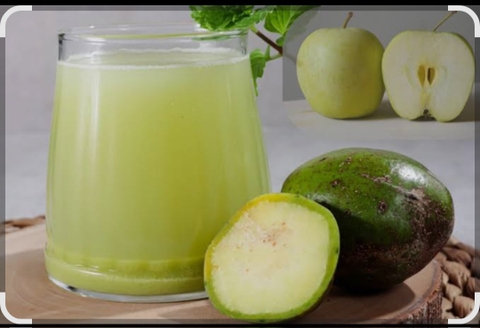 Nước ép trái cóc+táo/lê