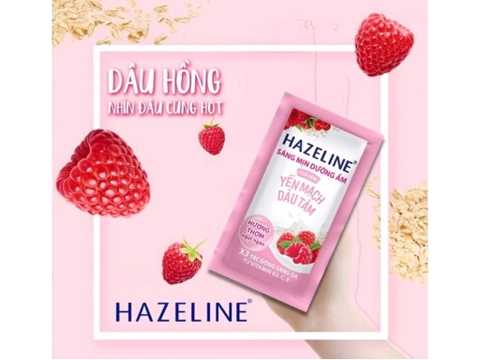 Sữa tắm sáng mịn Hazeline yến mạch dâu tằm gói 6ml