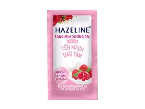 Sữa tắm sáng mịn Hazeline yến mạch dâu tằm gói 6ml