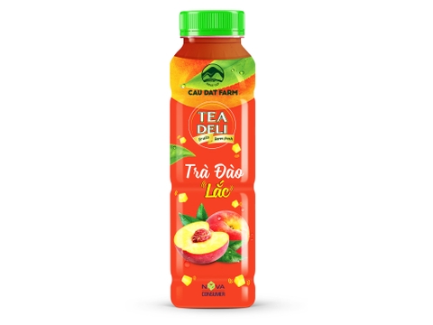 Trà đào lắc Fruit Deli chai 1L