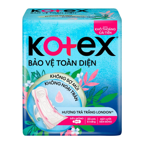 Băng vệ sinh Kotex Style bảo vệ toàn diện siêu mỏng cánh 8 miếng