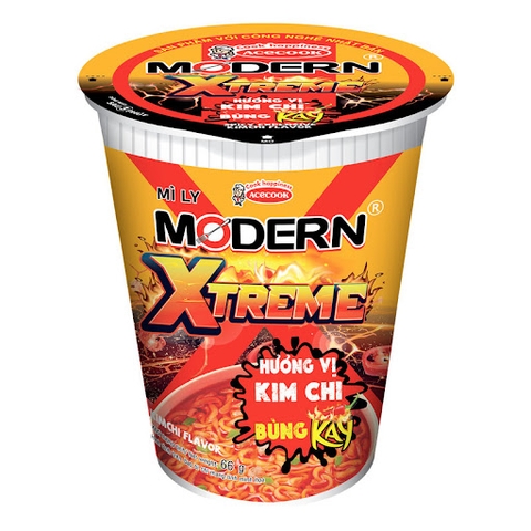 Mì Modern Xtreme Vị Kim Chi Bùng Kay 66g