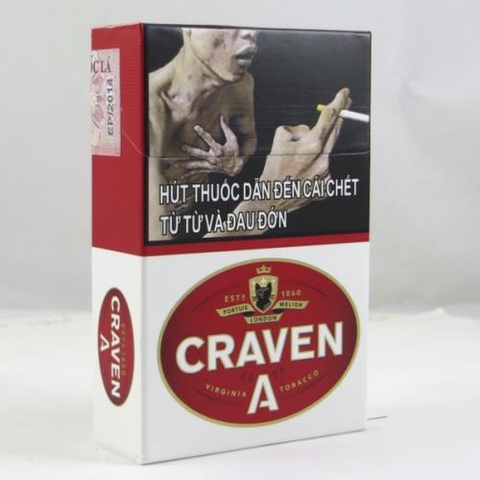 Thuốc Lá Con Mèo Đỏ Craven A Classic hộp 20 điếu