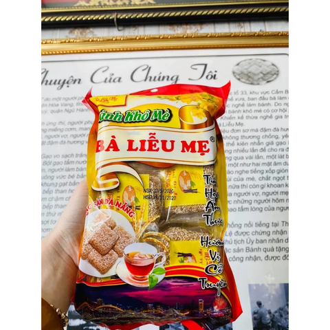 Bánh khô mè Bà Liễu Mẹ gói 250g