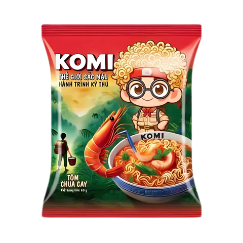 Mì Komi tôm chua cay gói 60g