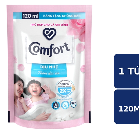 Nước xả Comfort hương ban mai túi 120ml