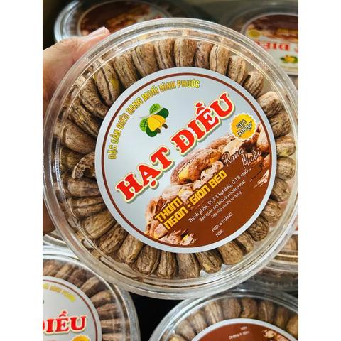 Hạt điều xếp rang muối gói 500g