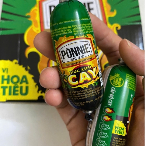 Xúc xích PONNIE cay vị hoa tiêu 34g