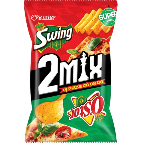 Snack OStar x Swing 2MIX Vị Pizza Cà Chua gói 50g