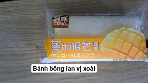 Bánh bông lan Yipin hấp vị xoài