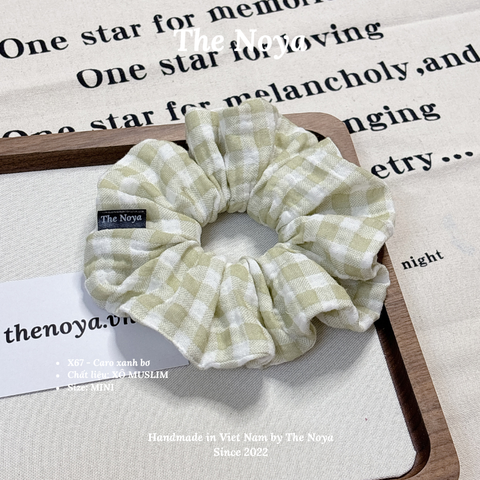 [BST November] Scrunchies Vải Xô Muslim Phong Cách Hàn Quốc siêu phồng by The Noya X67, X68, X69, X70, X71, X72