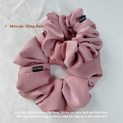 Dây buộc tóc lụa mềm siêu to đàn hồi tốt không đau tóc sản xuất Việt Nam The Noya NT15