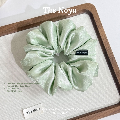 [Có SIZE LỚN] Cột tóc Gấm Lụa Thuỷ Trúc siêu mềm mướt óng ánh may thủ công The Noya G12, G13, G14