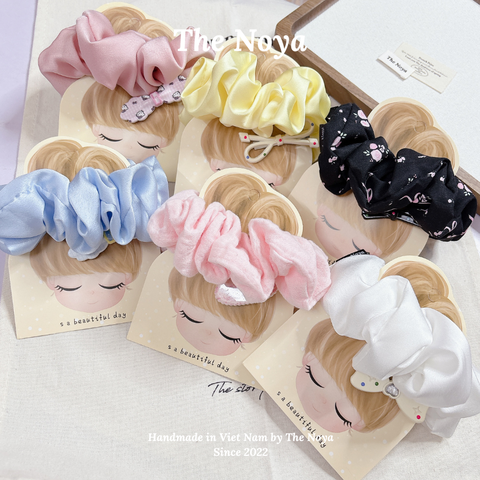 [TẶNG KẸP] Set Scrunchies Tặng Kẹp Ngẫu Nhiên by The Noya