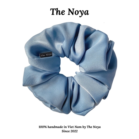 Scrunchies lụa mềm ra nắng có óng ánh buộc tóc không đau sản xuất bởi The Noya NT10