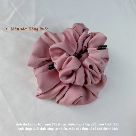 Dây buộc tóc lụa mềm siêu to đàn hồi tốt không đau tóc sản xuất Việt Nam The Noya NT15