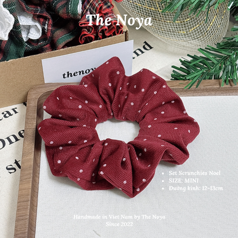 Set Quà Noel Scrunchies Phiên Bản Giới Hạn By The Noya