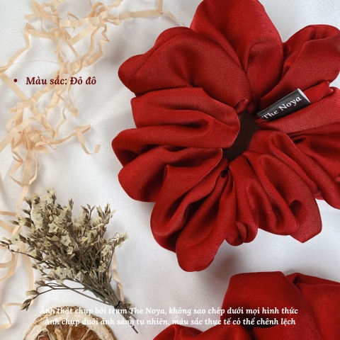 Dây buộc tóc lụa Scrunchies co giãn cho tóc dày và dài sản xuất tại Việt Nam The Noya NT05