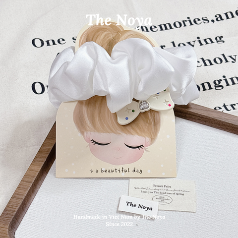 [TẶNG KẸP] Set Scrunchies Tặng Kẹp Ngẫu Nhiên by The Noya