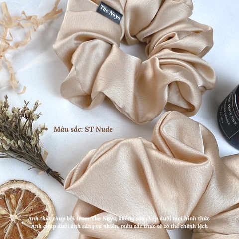 Dây buộc tóc lụa mềm siêu to đàn hồi tốt không gãy tóc sản xuất Việt Nam The Noya ST03
