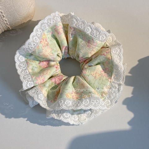 Scrunchie Cẩm Tú Cầu handmade by The Noya CTC14