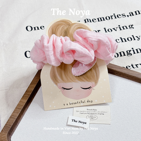 [TẶNG KẸP] Set Scrunchies Tặng Kẹp Ngẫu Nhiên by The Noya