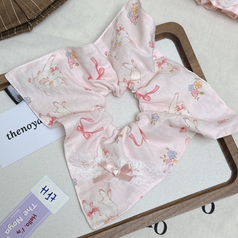 [H10-H18] Scrunchie thiết kế theo yêu cầu, dây buộc tóc hàng thủ công The Noya