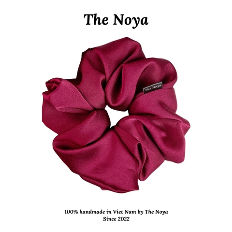 Đồ cột tóc Scrunchies lụa mềm không để lại vết hằn trên tóc sản xuất tại Việt Nam The Noya NT04