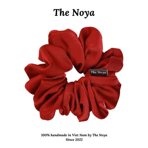 Dây buộc tóc lụa Scrunchies co giãn cho tóc dày và dài sản xuất tại Việt Nam The Noya NT05