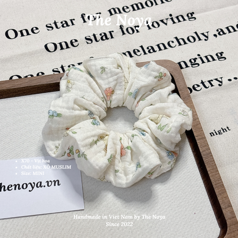 [BST November] Scrunchies Vải Xô Muslim Phong Cách Hàn Quốc siêu phồng by The Noya X67, X68, X69, X70, X71, X72