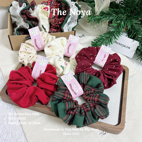 Set Quà Noel Scrunchies Phiên Bản Giới Hạn By The Noya