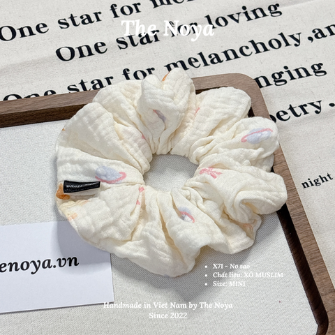 [BST November] Scrunchies Vải Xô Muslim Phong Cách Hàn Quốc siêu phồng by The Noya X67, X68, X69, X70, X71, X72