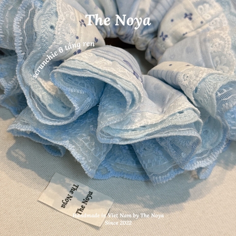 [6 TẦNG REN] Scrunchie dây buộc tóc 6 tầng ren cỡ lớn phiên bản giới hạn handmade by The Noya