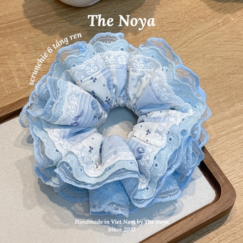 [6 TẦNG REN] Scrunchie dây buộc tóc 6 tầng ren cỡ lớn phiên bản giới hạn handmade by The Noya