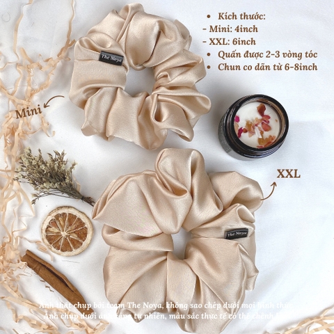Dây buộc tóc lụa mềm siêu to đàn hồi tốt không gãy tóc sản xuất Việt Nam The Noya ST03